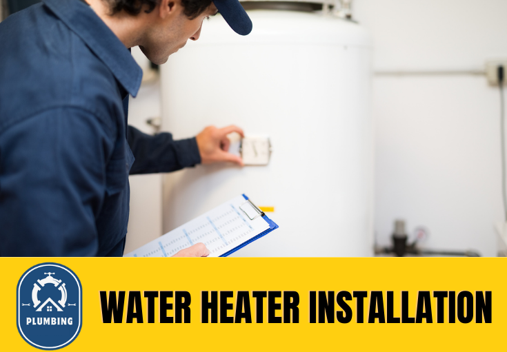 water heater installation Ashford